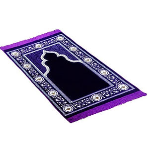 Alfombras de oración personalizadas de espuma para mezquita, nuevas llegadas, alfombras islámicas de seda y lana para uso doméstico, transpirables, al por mayor. - Product Image 1