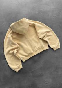 เสื้อฮู้ดโอเวอร์ไซส์ สีพื้น ผ้าฝ้ายฟลีซ ซิปหน้า สไตล์ลำลอง ใส่ได้ทั้งชายและหญิง สำหรับฤดูใบไม้ร่วง - Product Image 2