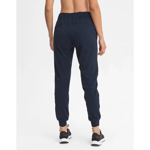 Women's High Fleece <b>Lined</b> Sweatpants Drawstring Cinch Bottom Loose Joggers Pockets Naked Feeling Thermal Winter Warm Breathable - Product Image 3