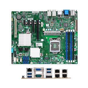 Placa Base para Servidor LGA1151, DDR4, 6 SATA, RAID, Doble GbE, MATX, Nueva, con PCI-Express - Product Image 1
