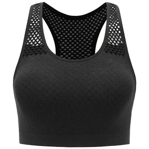 New Arrival High Quality <b>Women</b> <b>Back</b> Adjustable High Impact Fitness Yoga Bra Running Vest Workout Girls Tank Top Bra - Product Image 4