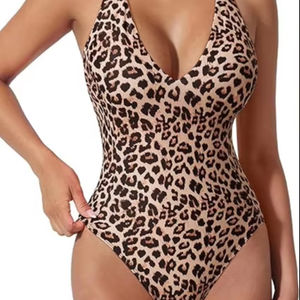 ชุดว่ายน้ำวันพีซสีดำคอสูงเว้าหลังสุดเซ็กซี่สำหรับผู้หญิง ขายดี สินค้ามาใหม่ - Product Image 1