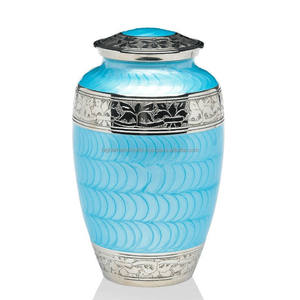 Urna de cremación de delfín de aluminio de estilo americano grande para cenizas de adultos suministros funerarios al por mayor - Product Image 5