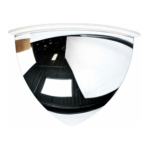 Miroir de sécurité Brady Quarter Dome de 18 pouces de diamètre pour les coins et les intersections des lieux de travail - Product Image 1