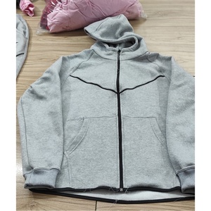 Nouveaux sweats à capuche personnalisés en gros pour l'hiver, brodés, à fermeture éclair ou à enfiler, avec impression de maquette gratuite, transfert thermique, haute qualité, imperméables - Product Image 5