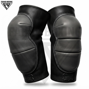 Buen Proveedor, Nuevo Producto, Servicio OEM ODM, Protectores de Rodilla de Cuero Genuino Negro y Gris, Acolchados, Último Modelo - Product Image 1