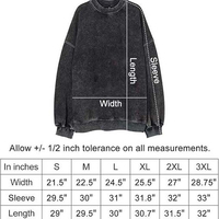 OEM/ODM Hizmeti Kışlık Erkek Asit Yıkama Sweatshirtleri Özel Logo ve Baskı Nakış %100 Pamuk Yüksek Kalite Nefes Alabilen