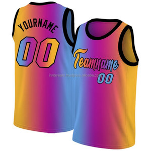 เสื้อบาสเก็ตบอลปักโลโก้ตามสั่ง ระบายอากาศ แห้งเร็ว ต้านเชื้อแบคทีเรีย ผ้าโพลีเอสเตอร์พิมพ์ลายแบบซับลิเมชั่น - Product Image 3