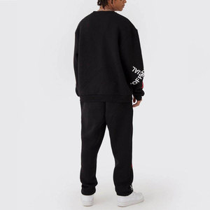 Perfectionists Unisex Navy <b>Pink</b> Solid Polyester/Cotton Winter <b>Tracksuit</b> Hooded Full Sleeve Skinny Fit Lightweight Streetwear - Product Image 2