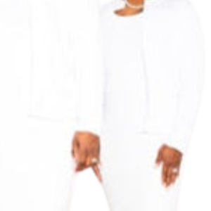White Queen <b>Dress</b> for Women Elegant <b>Long</b> Sleeve Formal Midi <b>Dress</b> Classic Fashion Party Evening Ceremony Special Occasion Outfit - Product Image 4