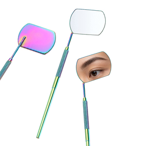 Wholesale Rectangle Lash <b>Mirror</b> Stainless Steel Multi Color Eyelash <b>Mirror</b> For Lashes Extensions Custom Logo Eyelash <b>Mirror</b> - Product Image 1