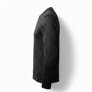 T-shirt de compression à motif personnalisé sublimé, couleurs vives, vêtements de sport, coupe ajustée, tee-shirt d'entraînement, vente en gros de vêtements de sport - Product Image 4