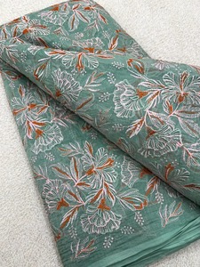 Tela de bordado malté, tela personalizada, tela elegante, tela para prendas de vestir, tela para caftán, abaya, vestido, proveedor mayorista de exportación, suministro global. - Product Image 2