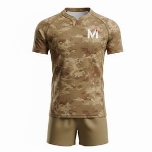Kit de rugby personnalisé par sublimation, tissu respirant à séchage rapide, tailles homme et enfant, coutures renforcées, uniformes de rugby professionnels - Product Image 6