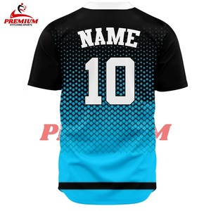 Quality Blank Unisex Plus Wholesale Breathable <b>Baseball</b>/Softball Jersey Customized Color Logo Fully Sublimation Print Premium - Product Image 3