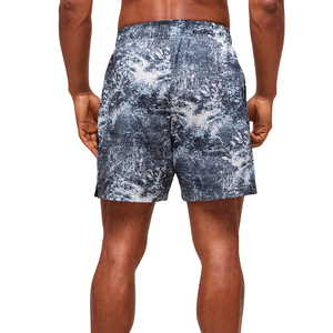 กางเกงกีฬาขาสั้นผู้ชายทรงสลิมฟิต 7 นิ้ว น้ำหนักเบา เหมาะสำหรับออกกำลังกาย วิ่ง และฟิตเนส สีกรมท่า/ดำ - Product Image 2