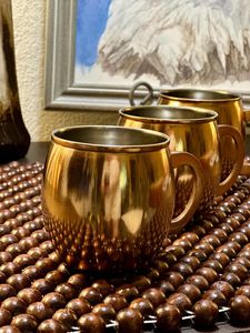 Hammered copper drink <b>mug</b> set glacier meadow beverage cups reusable handcrafted cocktail <b>mugs</b> premium durable - Product Image 2