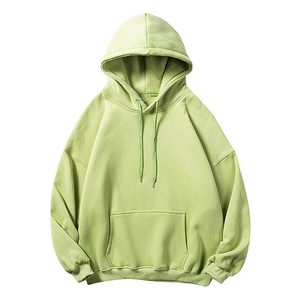 เสื้อฮู้ดผู้ชายสไตล์ลำลองสำหรับฤดูใบไม้ร่วง ผ้าฝ้ายฟลีซ 100% ทรงโอเวอร์ไซส์ น้ำหนักเบา ระบายอากาศได้ดี เป็นมิตรต่อสิ่งแวดล้อม - Product Image 1