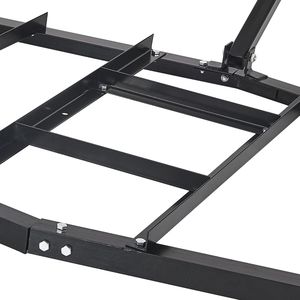 Accesorios para Herramientas de Jardín: Rastra de Arrastre de Acero Q235 de 84 Pulgadas de Ancho con Barras Ajustables y Soportes de Enganche de 50 Pulgadas - Product Image 2