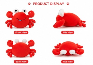 Lindo Peluche de Cangrejo, Juguete de Peluche de Tela Velboa, Animal de Peluche, Regalo para Niños, Decoración del Hogar, Muñeco Suave - Product Image 5