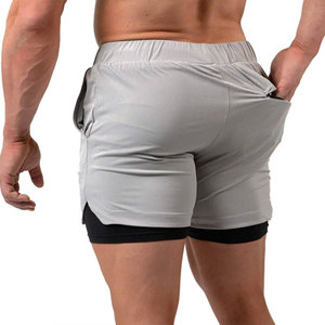 Men's Solid <b>Burgundy</b> Quick Dry Sport <b>Shorts</b> with Drawstring Waist and Side Pockets Athletic <b>Shorts</b> for Workout - Product Image 6