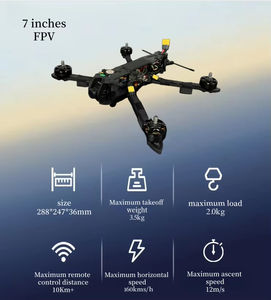 Drones FPV numériques 7 pouces 4K 6S HD Système Freestyle Racing Quadcopter RC Drones BNF PNP Vente en gros - Product Image 1