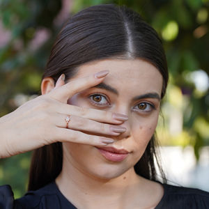 Dazzling Diamond 925 Sterling Silver Engagement Ring Rose Gold Plated Claw Setting Trendy Fine Jewelry Women Wedding Party - Product Image 6