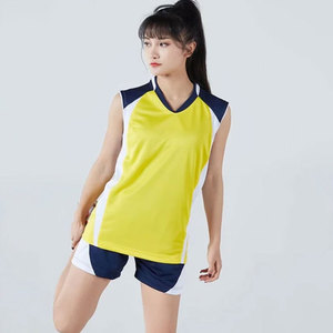 Men Women Volleyball <b>Sets</b> Jerseys Shorts Uniforms Training Suit Running <b>Set</b> Plus Size Front 100% Polyester Anti-Uv Breathable - Product Image 6