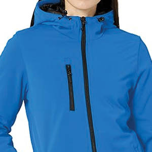 Chaqueta Softshell Impermeable para Mujer, 100% Poliéster, Diseño Nuevo, Logotipo Personalizado, Venta al Por Mayor - Product Image 3