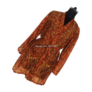 KS007 Bata de Dama de Honor para Mujer, Kimono Corto, Gran Venta, Lencería Sexy para Mujer, Bata de Dama de Honor de Seda, Kimono Corto para Mujer - Product Image 3