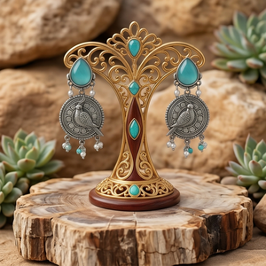 DIVYORO TURQUOISE BIRD DROPS - Product Image 4