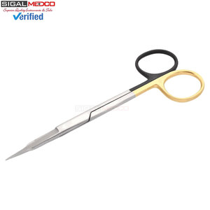 Tijeras Goldman Fox de 13 cm Rectas con Puntas de Carburo de Tungsteno, Tijeras Quirúrgicas y Dentales de Acero Inoxidable Afiladas - Product Image 1