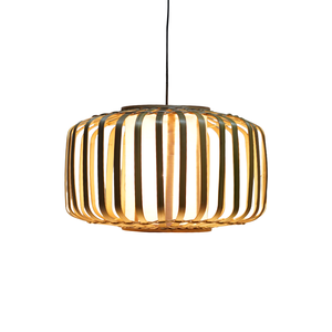Lámpara Colgante de Bambú Ecológica, Pantalla Tejida Moderna Estilo Japandi, para Decoración de Hoteles, Restaurantes, Cafés y Salas de Estar - Product Image 4