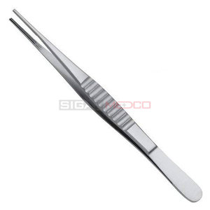 Pince chirurgicale à pouce droite DeBakey en acier inoxydable de qualité supérieure, 15 cm, pour tissus et vaisseaux, médicale, atraumatique - Product Image 6