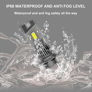 YUFING marca estilo caliente Mini tamaño 40W 6500K 4000LM Auto LED bombilla todo en uno Mini ventilador coche Led faro H11 bombillas LED - Product Image 2