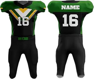 Ropa Deportiva Cómoda de Alta Calidad a Precio Razonable, Uniforme de Fútbol Americano Personalizado con Nombre y Número del Equipo - Product Image 5