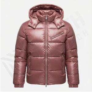 Chaqueta acolchada suave y cómoda para hombre, tela ligera de microfibra para aventuras al aire libre de invierno, ropa informal con cuello con capucha para hombre - Product Image 2