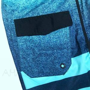 Shorts de sport unisexe pour hommes, en polyester/coton, imprimés par transfert thermique, personnalisables avec logo, décontractés, vente en gros - Product Image 5