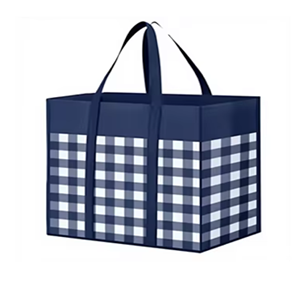 Sac fourre-tout pliable en juco avec logo personnalisé |   Poignées en ruban de coton teint |   Sac de courses réutilisable biodégradable et écologique, fabriqué en Inde - Product Image 1