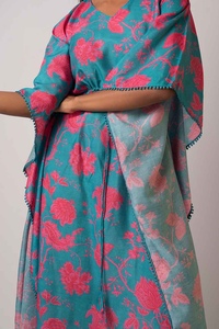 Hot Sale <b>kaftan</b> Women's Bohemia Loose Fit Polyester <b>Summer</b> Dress Beautiful Islamic clothing for women Traditional Muslim Cloths - Product Image 2