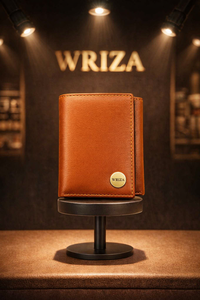 Cartera de Cuero Genuino para Hombre WRIZA con Protección RFID, Diseño Delgado y Duradero, Color Marrón Premium, para Viajes y Uso Diario - Product Image 3