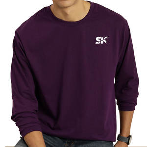 บริการ OEM เสื้อยืดแขนยาวเรียบแบบใหม่ ดีไซน์ใหม่ เสื้อยืดแขนยาวเรียบ ราคาดีที่สุด เสื้อยืดแขนยาวเรียบลำลอง - Product Image 1