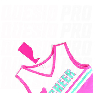Costume de pom-pom girl pour filles, tenue de cheerleading, ensemble de costumes de cheerleading mignons pour enfants, tenue de danse pour spectacle, vêtements de sport pour équipe scolaire - Product Image 3
