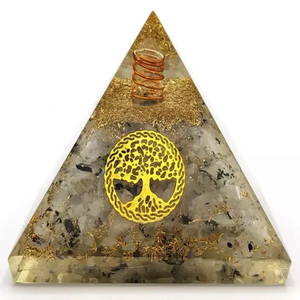 Vente en gros de pyramide de pierres précieuses en cristal d'agate naturelle Orgone Orgonite énergie de guérison artisanat pour la méditation autres métiers de cristal - Product Image 3