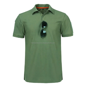 เสื้อเชิ้ตผู้ชายผ้าฝ้ายแบบกำหนดเองได้ แขนสั้น แห้งเร็ว สำหรับกอล์ฟและลำลอง ผลิตในปากีสถาน - Product Image 5