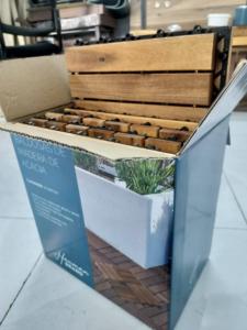 Gỗ keo lồng vào nhau sàn gạch cho trong nhà ngoài trời 300x300mm vàng tếch truyền thống vuông Patio sàn dễ dàng 'click' - Product Image 4