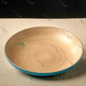 Platos de bambú vietnamitas cuidadosamente tejidos, platos ecológicos que te reconectan con la naturaleza, hechos a mano por artesanos locales - Product Image 3