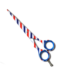 Tijeras de Barbero de Acero Inoxidable con Alto Contenido de Carbono de Tres Tonos Premium, Diseño Ergonómico de Alta Calidad, para Corte de Cabello Profesional en Salón - Product Image 1