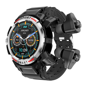 Nuevos Auriculares G100, Reloj Inteligente 2 en <span class=keywords><strong>1</strong></span>, Pantalla de <span class=keywords><strong>1</strong></span>.43 Pulgadas, Respuesta a Llamadas BT, Reproductor de Música, Deportes, IP67, Monitor de Salud, Reloj Inteligente - Product Image 1
