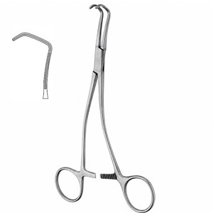 Pinzas de Oclusión Tangencial COOLEY, longitud de mandíbula 3/4in/1in/1-3/8in, profundidad de mandíbula 6/7/10mm, longitud total 7-3/4in 19.7cm, Vascular ZETOMEDPRO - Product Image 3